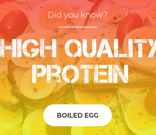 Protein in a boiled egg
